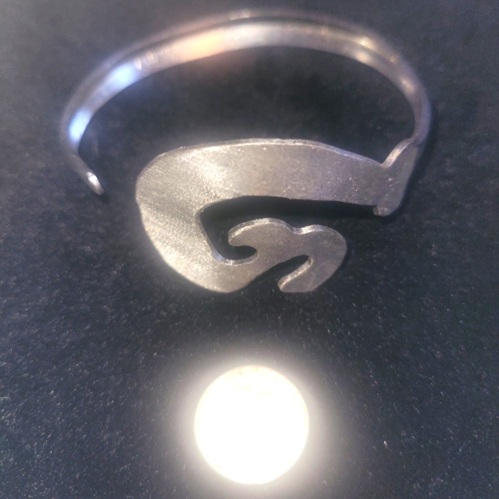 Handmade Stainless Steel Bangle, Made From Vintage Flatware!